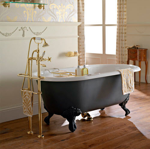 Vasca da bagno ovale - 4001 - Sbordoni - con piedi / ad uso professionale / per ambiente abitativo