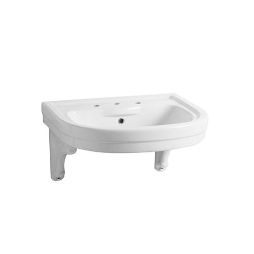 Lavabo sospeso - 5369 + 5369M - Sbordoni - in ceramica / rettangolare / 1 foro