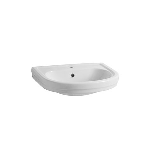 Lavabo da appoggio - 5359 - Sbordoni - in ceramica / rettangolare / 1 foro
