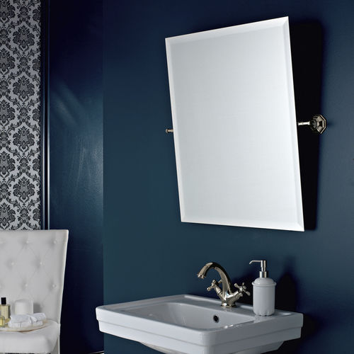 Specchio da bagno a muro - DE113ANI - Sbordoni - contemporaneo / quadrato / in metallo