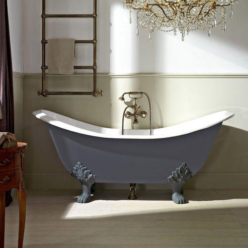 Vasca da bagno ovale - 4006 - Sbordoni - con piedi / ad uso professionale / per ambiente abitativo