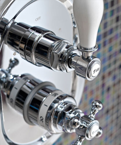 Miscelatore da doccia - PA4071CR - Sbordoni - da parete / in metallo / da bagno