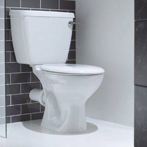 WC monoblocco - ATLAS COMMERCIAL: ASWHPAN - Lecico - in ceramica / con maniglia a leva