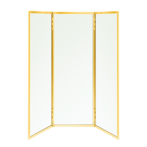 Specchio da bagno a muro - EMPREINTE - Miroir Brot - contemporaneo / rettangolare / in ottone