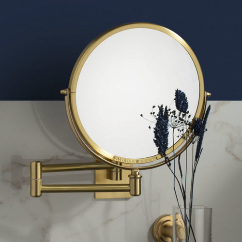 Specchio da bagno a muro - Patrimoine  - Miroir Brot - contemporaneo / rotondo / in metallo