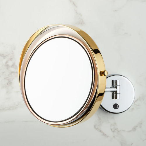 Specchio da bagno a muro - LORD - Miroir Brot - contemporaneo / rotondo / in metallo