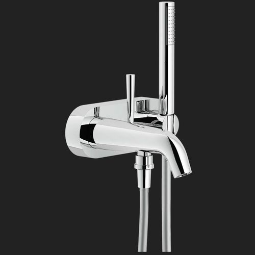 Miscelatore per vasca - LIKID: LK00110CR - Nobili Rubinetterie - da parete / in ottone cromato / da bagno