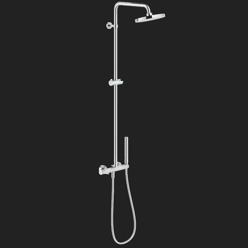 Set doccia da parete - ACQUERELLI: AQ93130/30CR - Nobili Rubinetterie - contemporaneo / con doccia a mano / termostatico