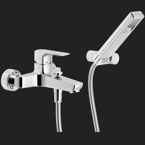 Miscelatore per vasca - ACQUAVIVA: VV103110CR - Nobili Rubinetterie - da parete / in ottone cromato / da bagno