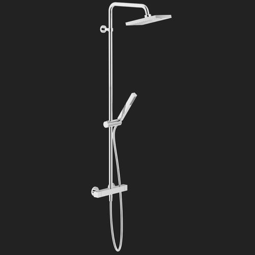 Colonna doccia termostatica - TOWER: TW00030/30CR - Nobili Rubinetterie - da parete / contemporanea / con doccia a mano
