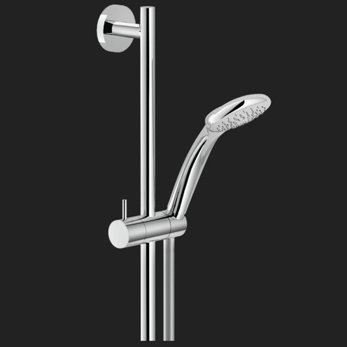 Colonna doccia da parete - ABC: AD140/39CR - Nobili Rubinetterie - contemporanea / con doccia a mano / con rotaia