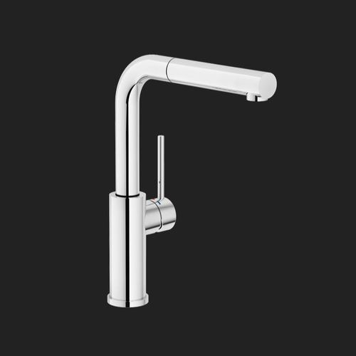 Miscelatore da appoggio - WEB: WB00127CR - Nobili Rubinetterie - in ottone cromato / in acciaio inossidabile / da cucina