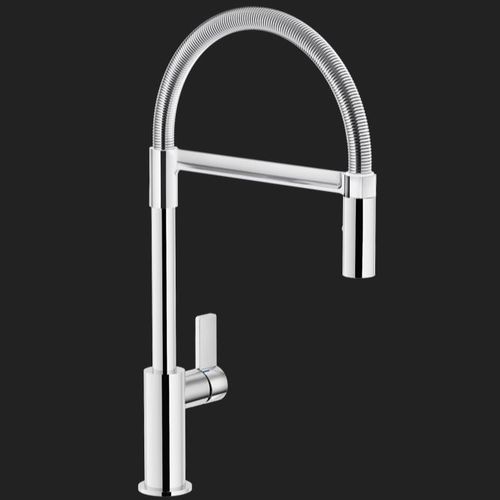 Miscelatore da appoggio - FLAG: FL96300CR - Nobili Rubinetterie - in ottone cromato / in acciaio inossidabile / da cucina