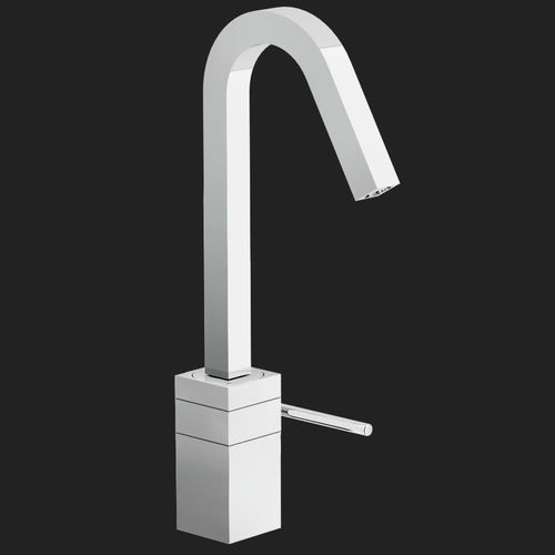 Miscelatore da appoggio - CUBE: CB00523CR - Nobili Rubinetterie - in ottone / in acciaio inossidabile / da cucina