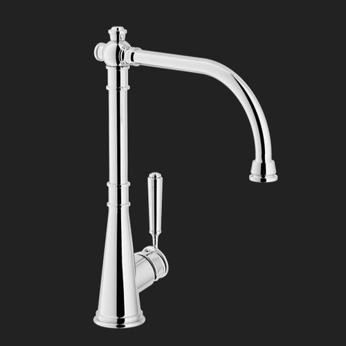 Miscelatore da appoggio - CHARLIE: CH75513CR - Nobili Rubinetterie - in ottone cromato / in acciaio inossidabile / da cucina