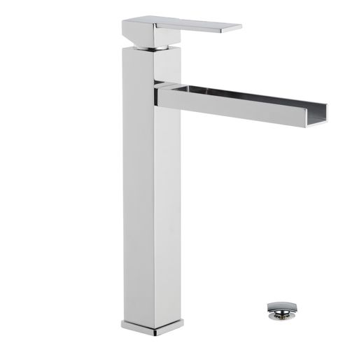 Miscelatore per lavabo - QC10L - Remer Rubinetterie - da appoggio / in ottone cromato / da bagno