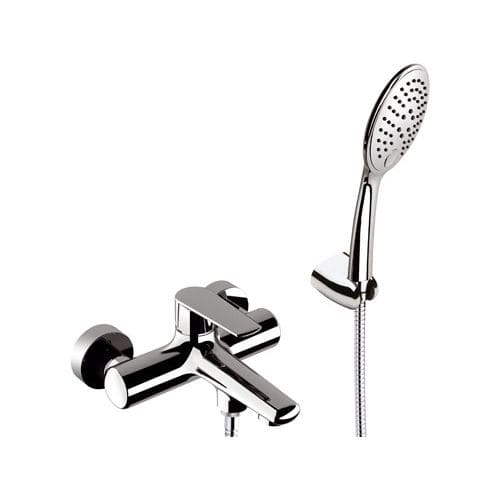 Miscelatore per vasca - V02 - Remer Rubinetterie - da parete / in ottone cromato / da bagno