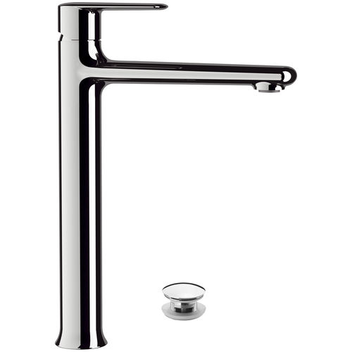Miscelatore per lavabo - V10L - Remer Rubinetterie - da appoggio / in ottone cromato / da bagno