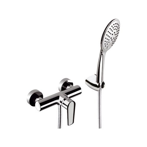Miscelatore da doccia - V38 - Remer Rubinetterie - da parete / in ottone cromato / in acciaio inossidabile