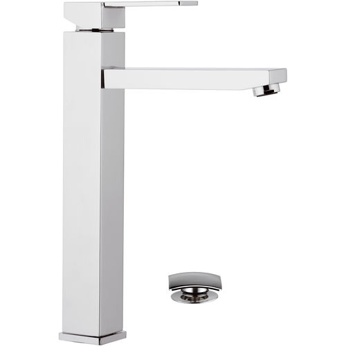 Miscelatore per lavabo - Q10L - Remer Rubinetterie - da appoggio / in ottone cromato / da bagno
