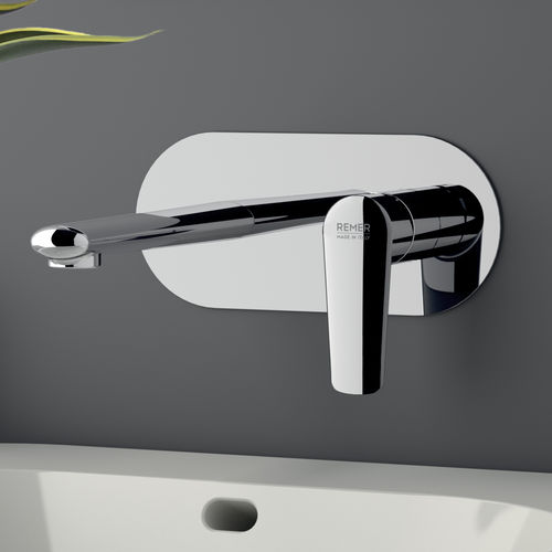 Miscelatore da incasso - V15 - Remer Rubinetterie - per lavabo / in ottone cromato / da bagno