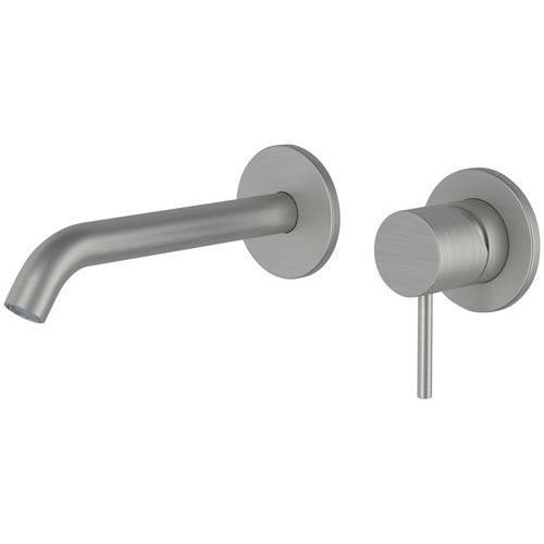 Miscelatore per lavabo - SSX15P - Remer Rubinetterie - da parete / in acciaio inossidabile / da bagno