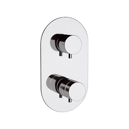 Miscelatore da vasca - NT92 - Remer Rubinetterie - da parete / termostatico / in ottone cromato