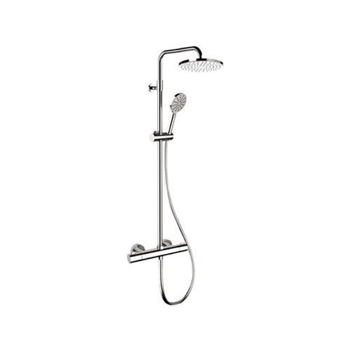Colonna doccia termostatica - EQ32A8MPMD20 SERIES - Remer Rubinetterie - in acciaio inossidabile / da parete / contemporanea