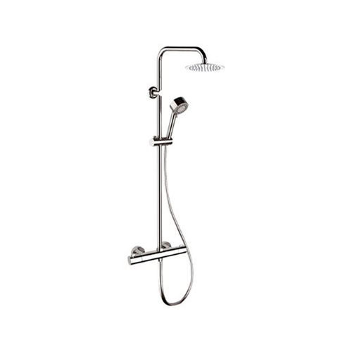 Colonna doccia termostatica - EQ32XUFM20 SERIES - Remer Rubinetterie - in acciaio inossidabile / da parete / contemporanea