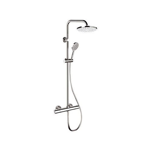 Colonna doccia termostatica - EQ32X8MPMD20 SERIES - Remer Rubinetterie - in acciaio inossidabile / da parete / contemporanea