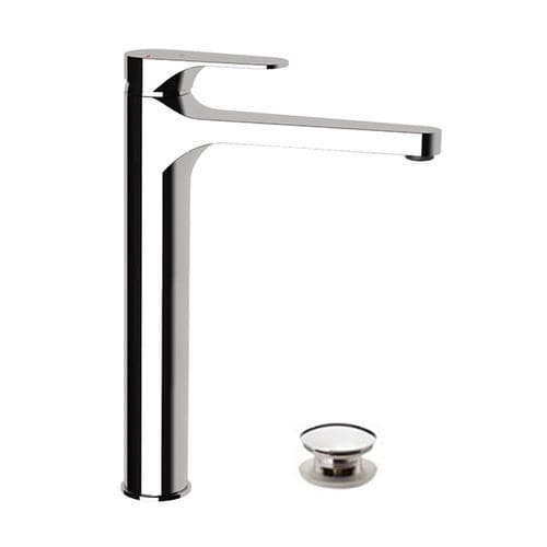Miscelatore per lavabo - LE10LXLLT6 - Remer Rubinetterie - da appoggio / in ottone cromato / da bagno