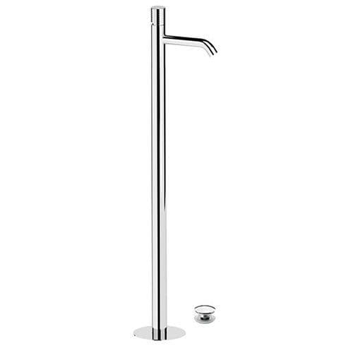 Miscelatore per lavabo - CEC18 - Remer Rubinetterie - a pavimento / in ottone cromato / da bagno