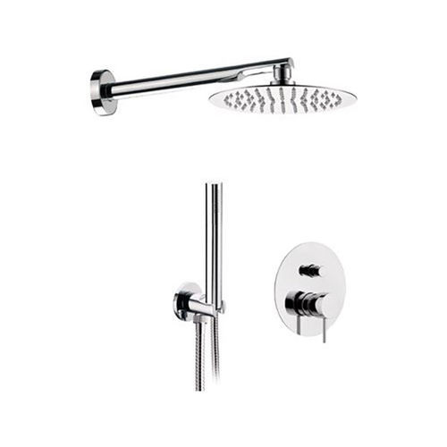 Set doccia da parete - X09S02 - Remer Rubinetterie - contemporaneo / con doccia a mano / con soffione fisso