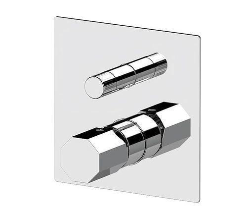 Miscelatore da doccia - ON09HL - Remer Rubinetterie - da incasso / in ottone cromato / da bagno