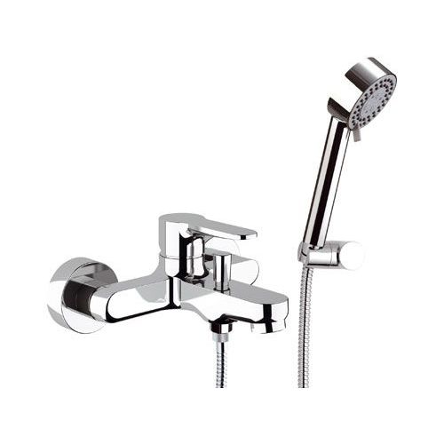 Miscelatore da doccia - W02 - Remer Rubinetterie - per vasca / da parete / in ottone cromato