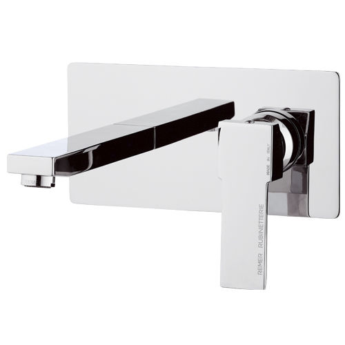 Miscelatore per lavabo - Q15 - Remer Rubinetterie - da parete / da incasso / in ottone cromato