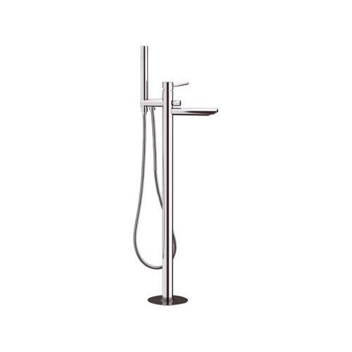 Miscelatore per vasca - N08 - Remer Rubinetterie - a pavimento / in ottone cromato / da bagno