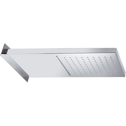 Soffione doccia da parete - 350SSCAX  - Remer Rubinetterie - rettangolare / a pioggia / a cascata