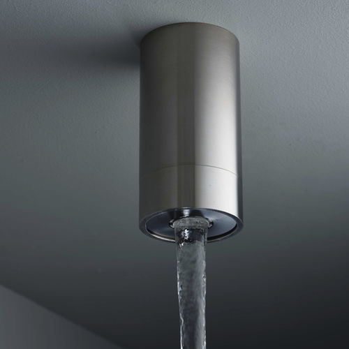 Soffione doccia da soffitto - PR5575TA01IX+PR55PB401F40 - Ritmonio Rubinetterie Srl - rotondo / contract