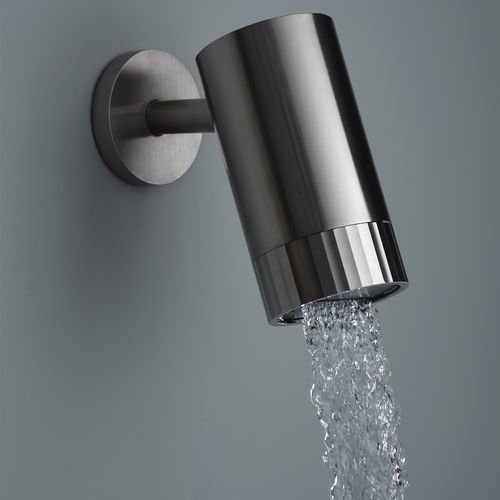 Soffione doccia da parete - PR5575AB01IX+PR55PA001IX+PR55PB301F40 - Ritmonio Rubinetterie Srl - da soffitto / rotondo / a cascata