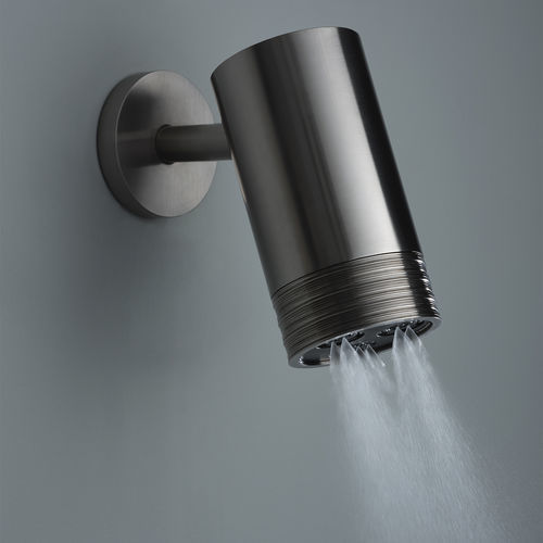 Soffione doccia da parete - PR5575AB01IX+PR55PA004IX+PR55PB201F40 - Ritmonio Rubinetterie Srl - da soffitto / rotondo / a pioggia