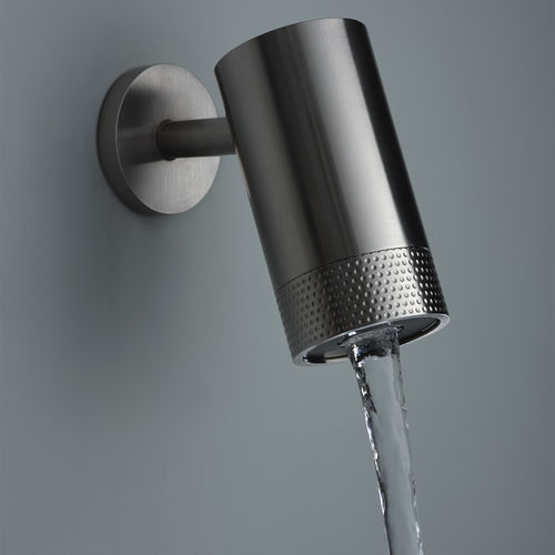 Soffione doccia da parete - PR5575AB01IX+PR55PA004IX+PR55PB401F40 - Ritmonio Rubinetterie Srl - da soffitto / rotondo / con soffione regolabile