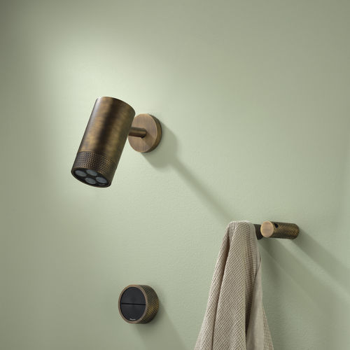 Soffione doccia da parete - PR5575AB02F34+PR55PA004F34+PR55PB101F40 - Ritmonio Rubinetterie Srl - da soffitto / rotondo / a pioggia