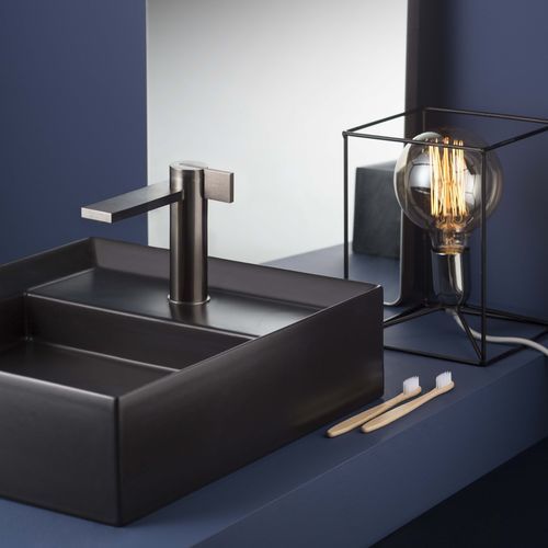Miscelatore per lavabo - PR50AA201IBX - Ritmonio Rubinetterie Srl - da appoggio / in acciaio inossidabile / da interno