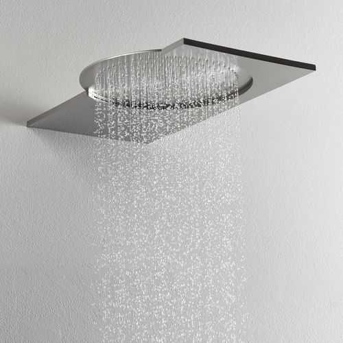 Soffione doccia da parete - 75A023INOX - Ritmonio Rubinetterie Srl - rettangolare / a pioggia / contract