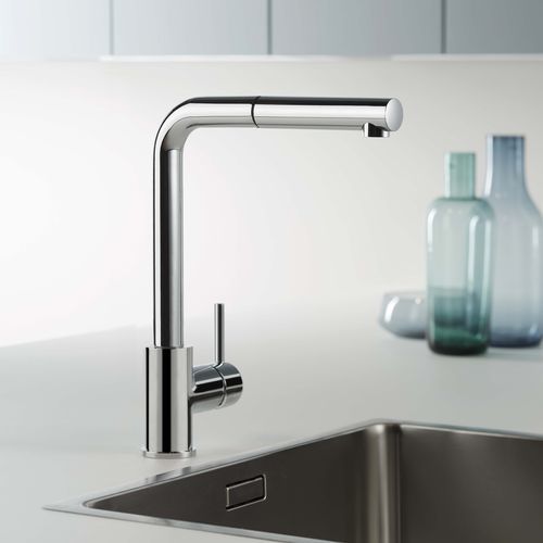 Miscelatore da appoggio - E0CU260CRL - Ritmonio Rubinetterie Srl - in ottone cromato / da cucina / 1 foro