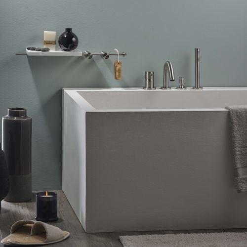 Miscelatore per vasca - E0BA0432S/PINOX - Ritmonio Rubinetterie Srl - da appoggio / in acciaio inossidabile / da bagno