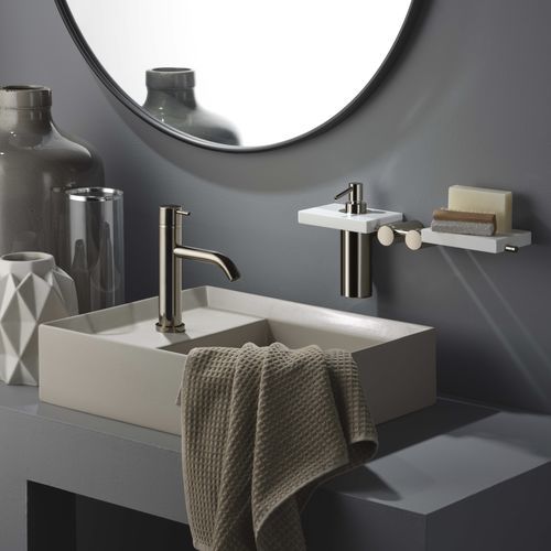 Miscelatore per lavabo - E0BA0123CLCRB - Ritmonio Rubinetterie Srl - da appoggio / in ottone cromato / da bagno
