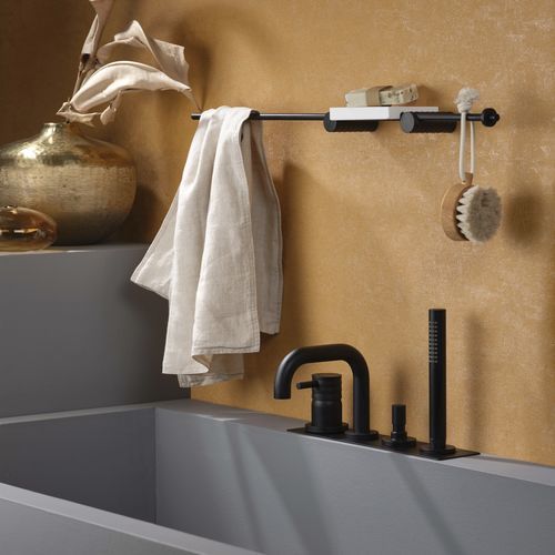 Miscelatore per vasca - PR51ES101C04+PR51MC103C04 - Ritmonio Rubinetterie Srl - da appoggio / in ottone cromato / da bagno
