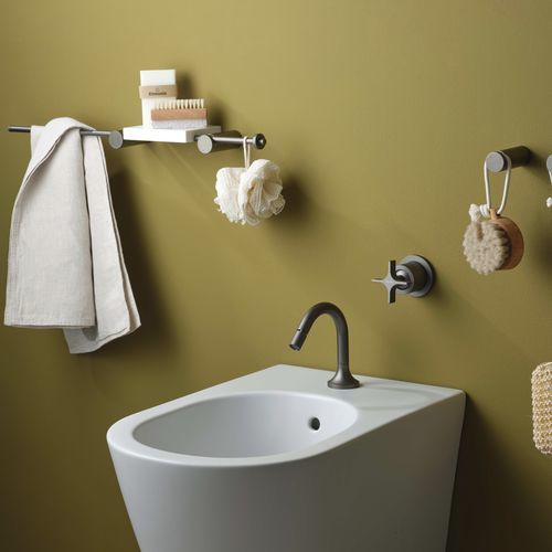 Miscelatore per bidet - PR53CR211F31 - Ritmonio Rubinetterie Srl - da appoggio / in ottone cromato / da bagno